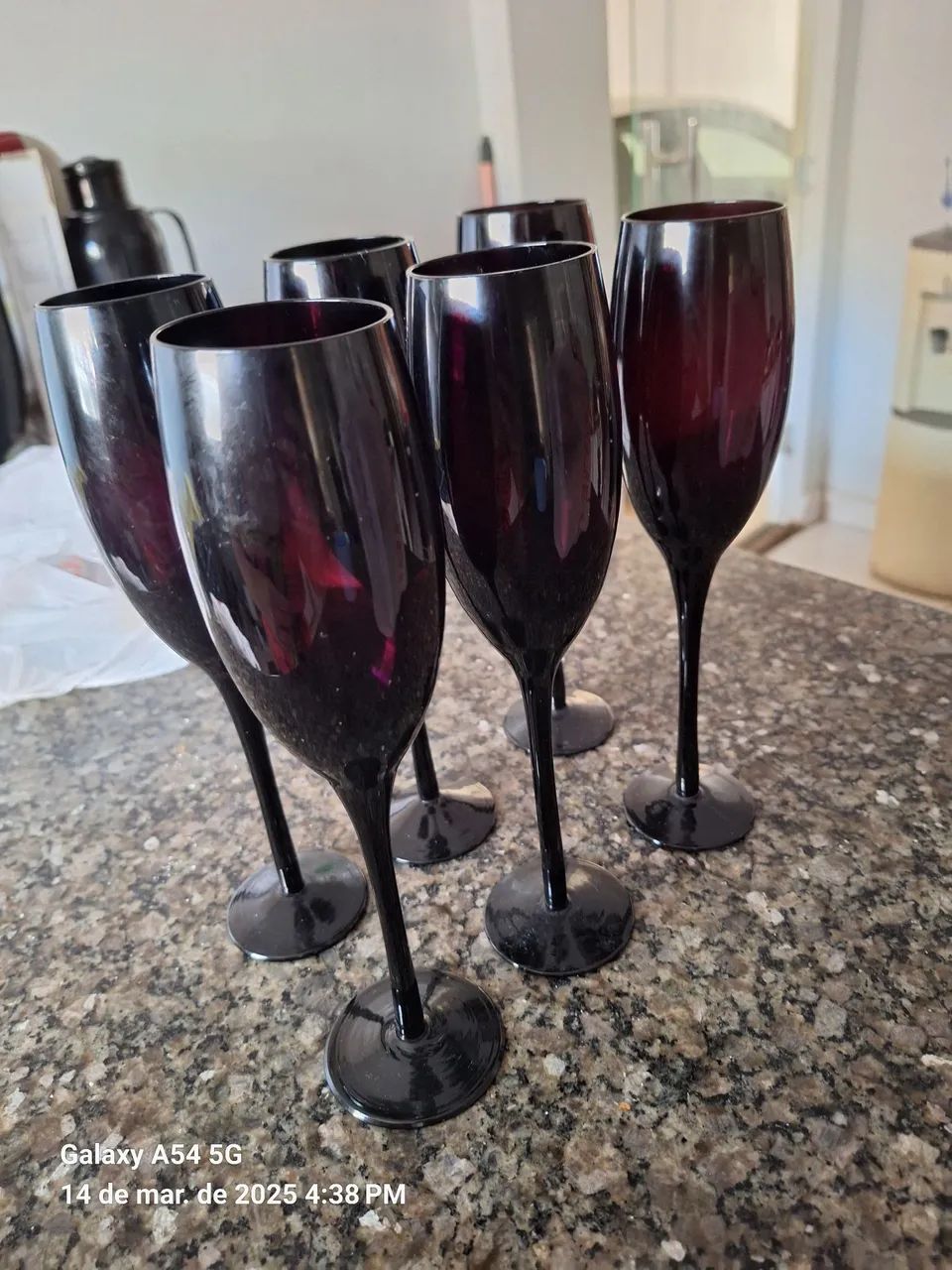 Conjunto de taças  de champanhe