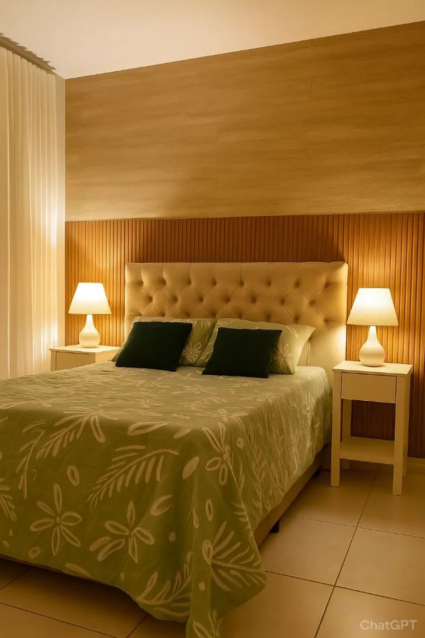 Vendo Cabeceira de capitone bege