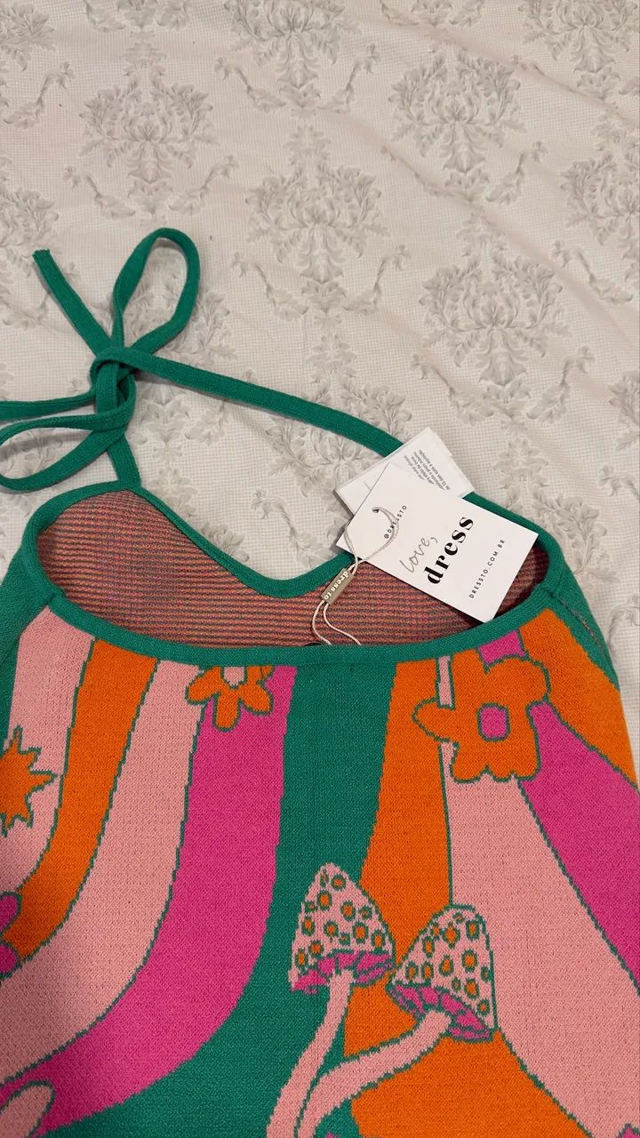 Vestido dres tricot tamanho M  - Foto 3