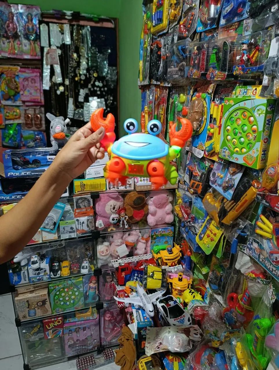 Caranguejo a pilha 