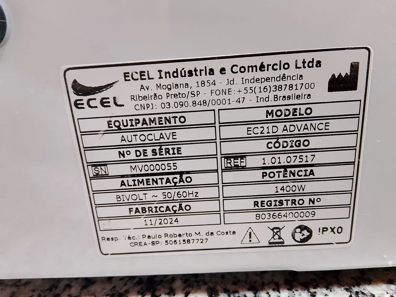 Autoclave odontológica 21 litros - Foto 4