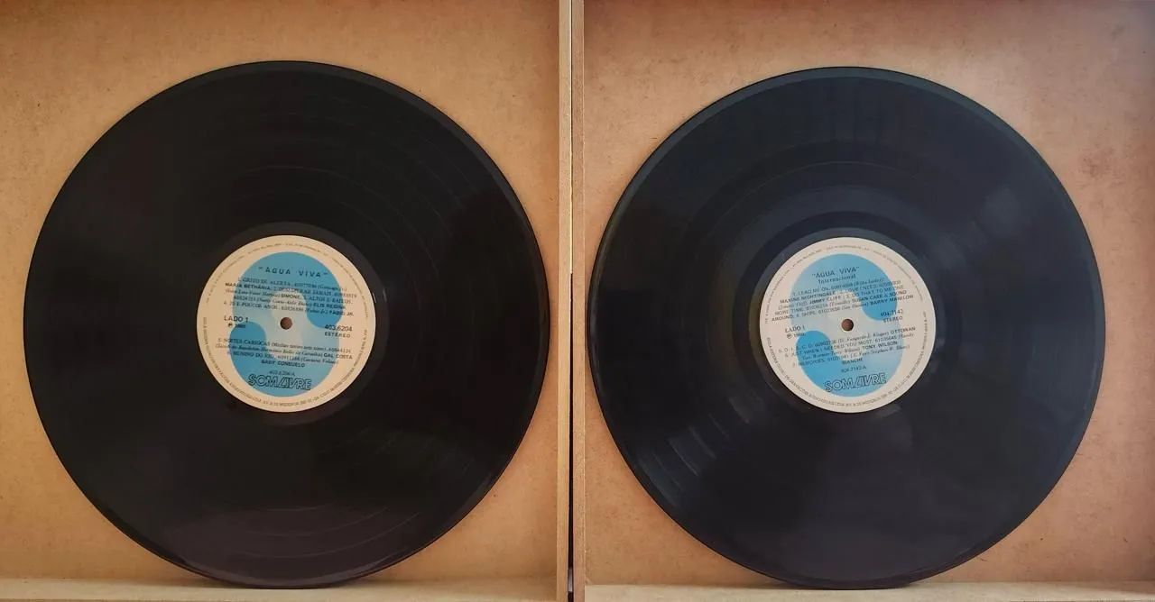 Água viva - disco de vinil- LP - 1980 - nacional e  internacional  - Foto 3