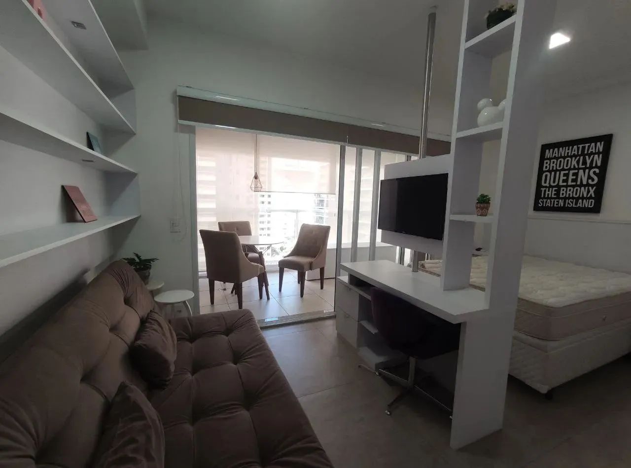 Studio mobiliado e decorado à venda no Condomínio Vision Paulista - Porteira fechada