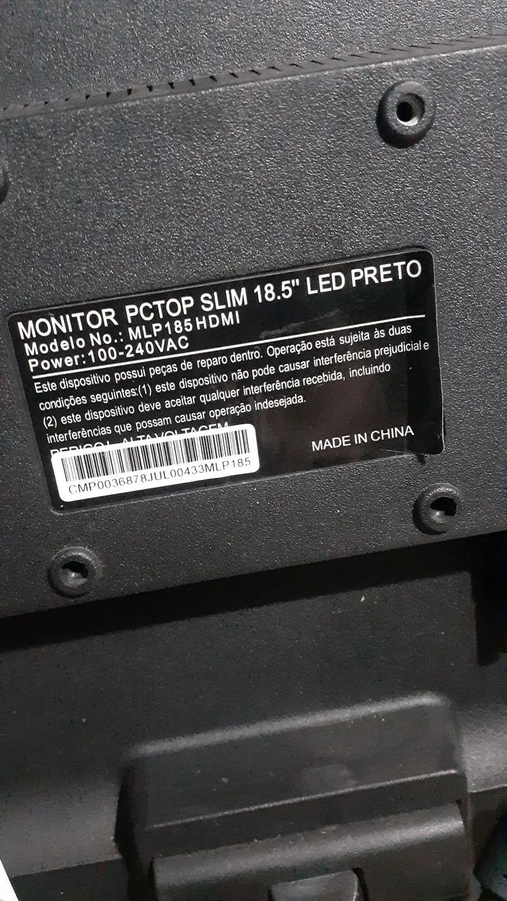 Monitor hdmi e vga alguns detalhes mas funciona perfeito!  - Foto 3