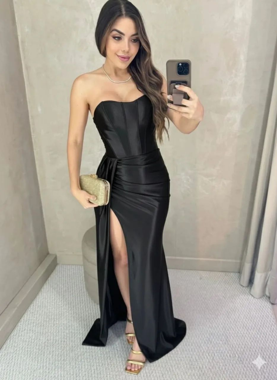 Vestido Suzzie Preto tomara que caia - Foto 2