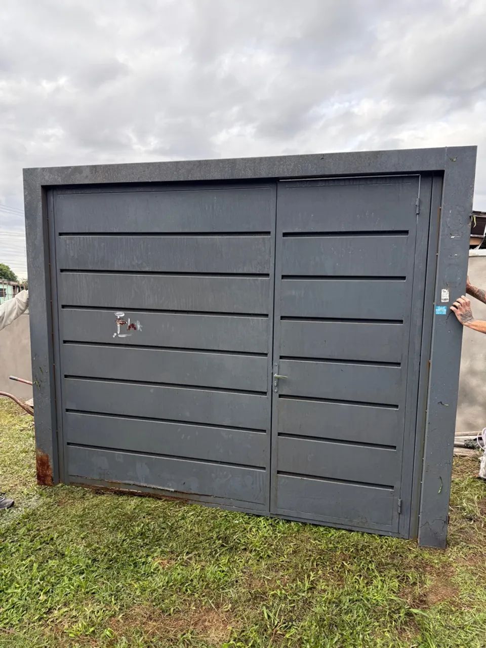 Portão de contra peso