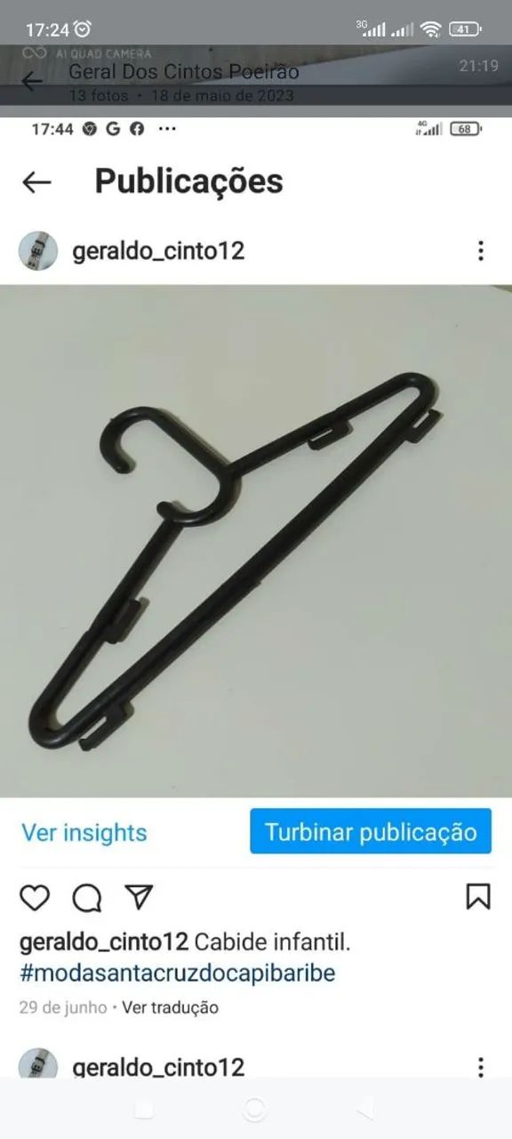 Cabide Infantil - Branco e Preto - Foto 4