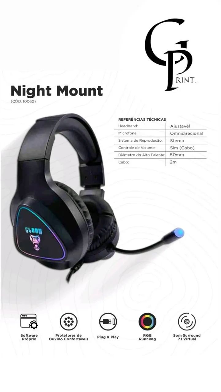 Headset Gamer - CLANM PROMOÇÃO! - Foto 2