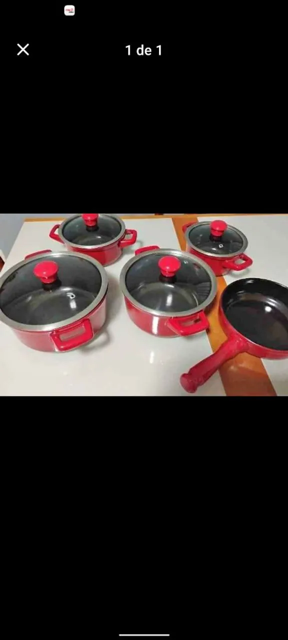 Jogo panela Ceraflame Pomodoro 5 pcs