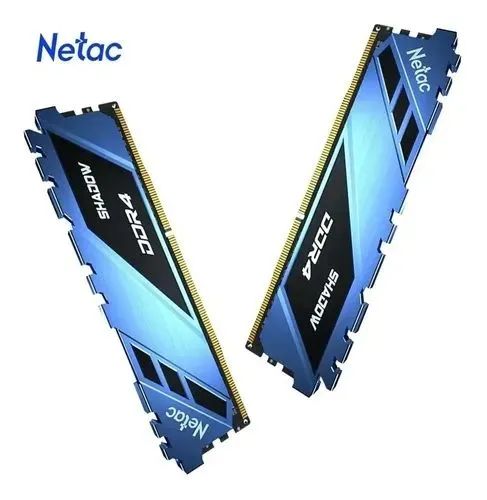Memória  PC DDR4 16gb Ram marca Netac, modelo Shadow - Foto 2