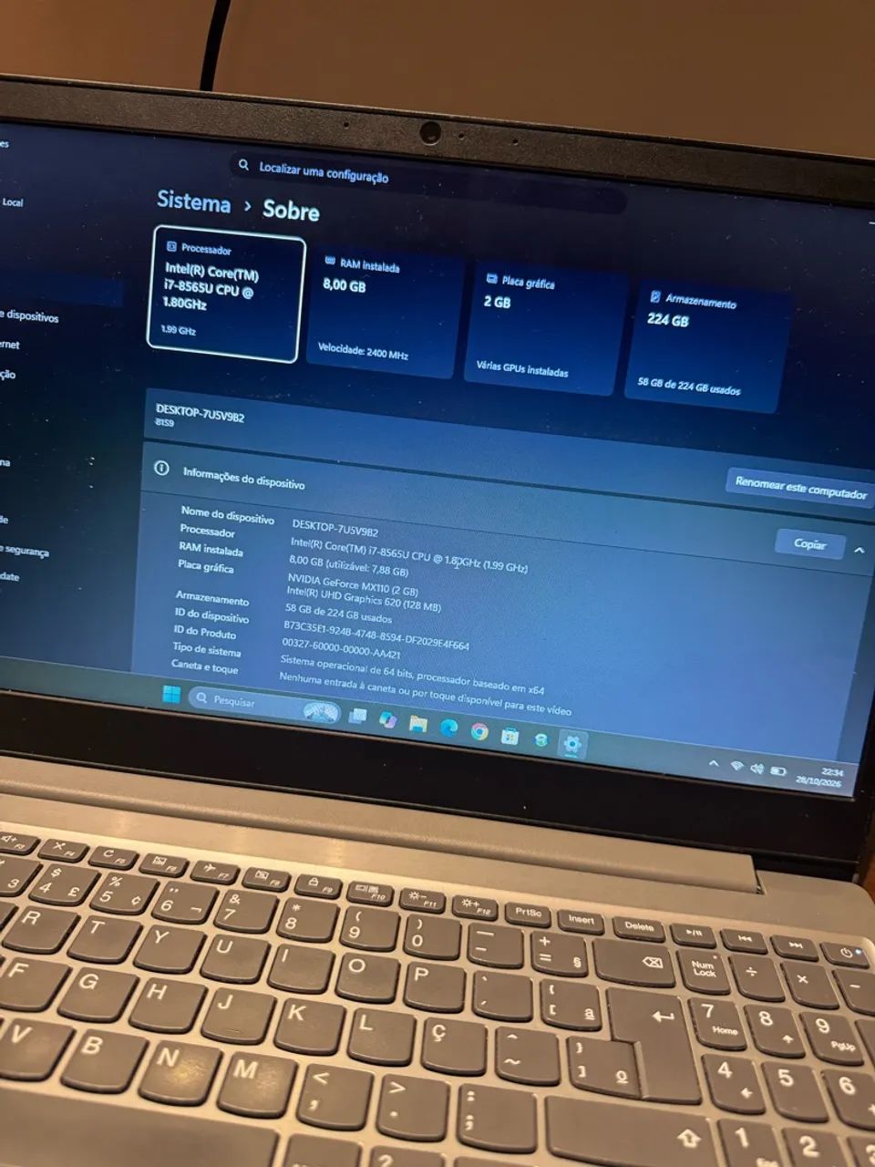 Notebook Lenovo core i7 - Foto 3