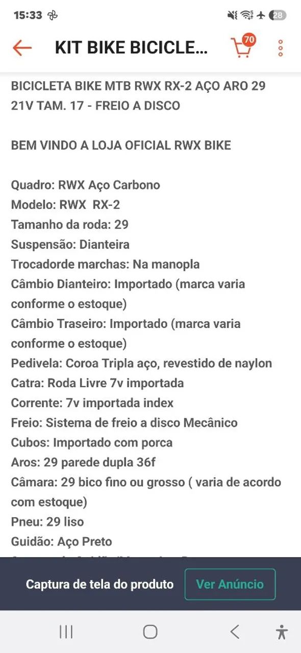 Biscicleta aro 29 - Foto 5