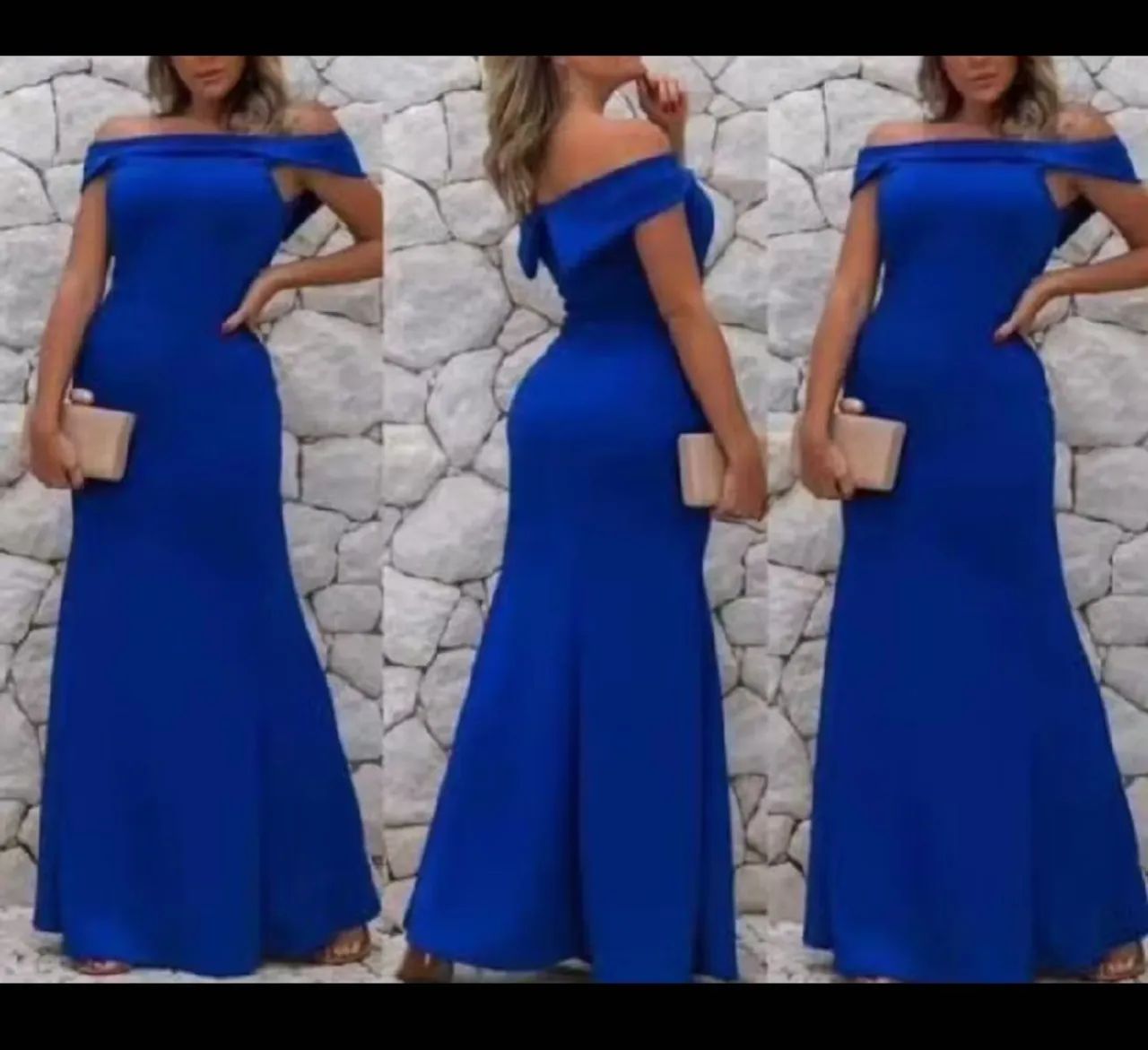 Vestido  azul festa