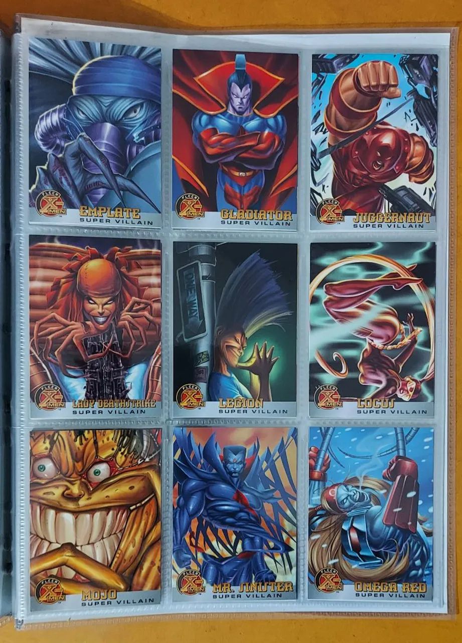 CARDS X-MEN COLEÇÃO COMPLETA (100 CARDS) - Hobbies e coleções