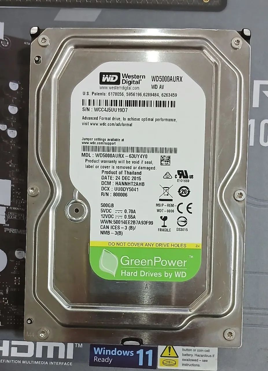 HD 500GB sata 3.5