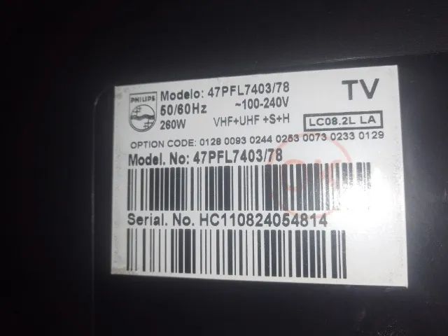 Televisão modelo Philips 47PFL7403    LCD   (não é smart) - Foto 3