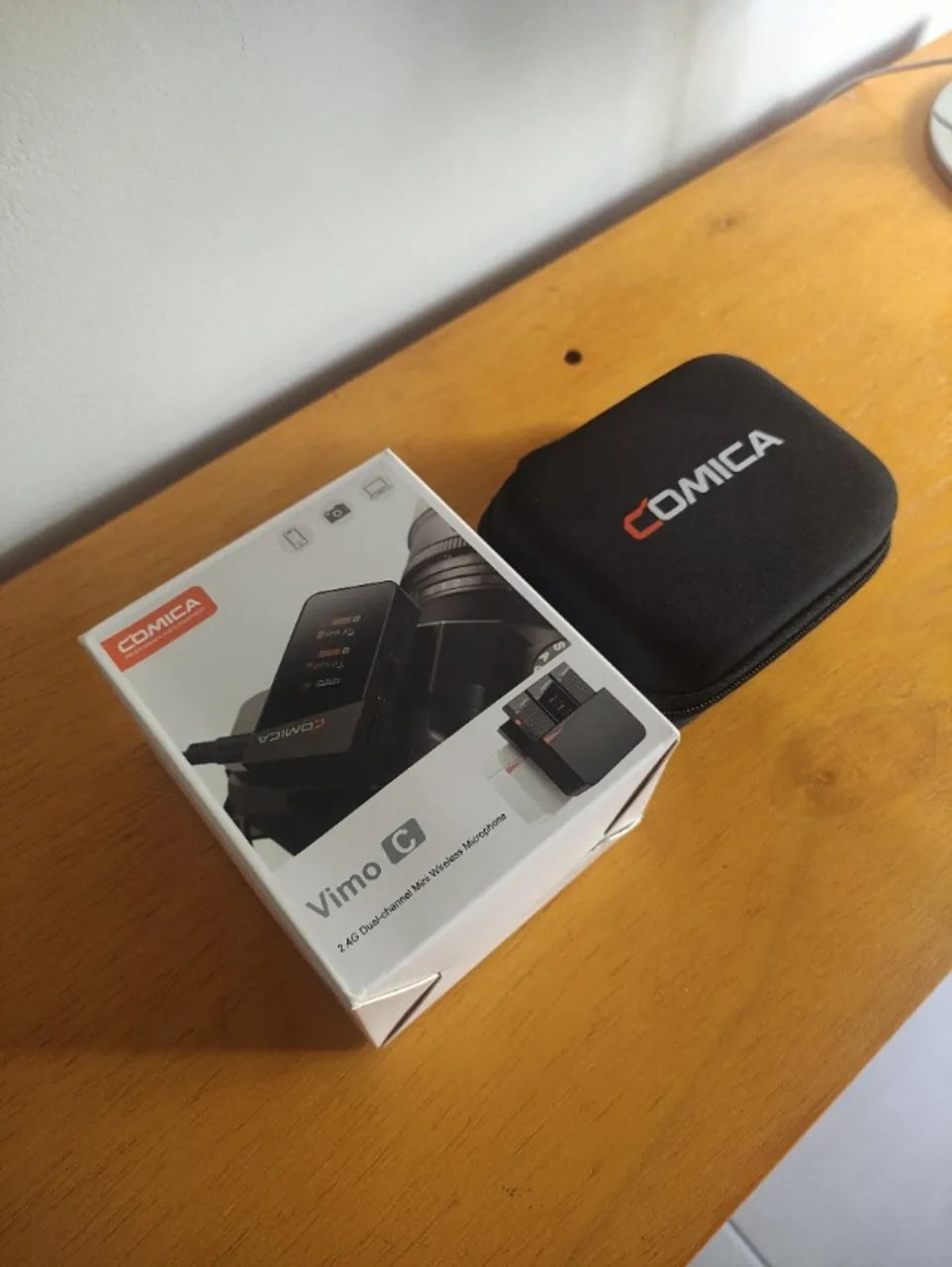 Microfone de lapela sem fio Comica Vimo C3 com cancelamento de ruido - Foto 4