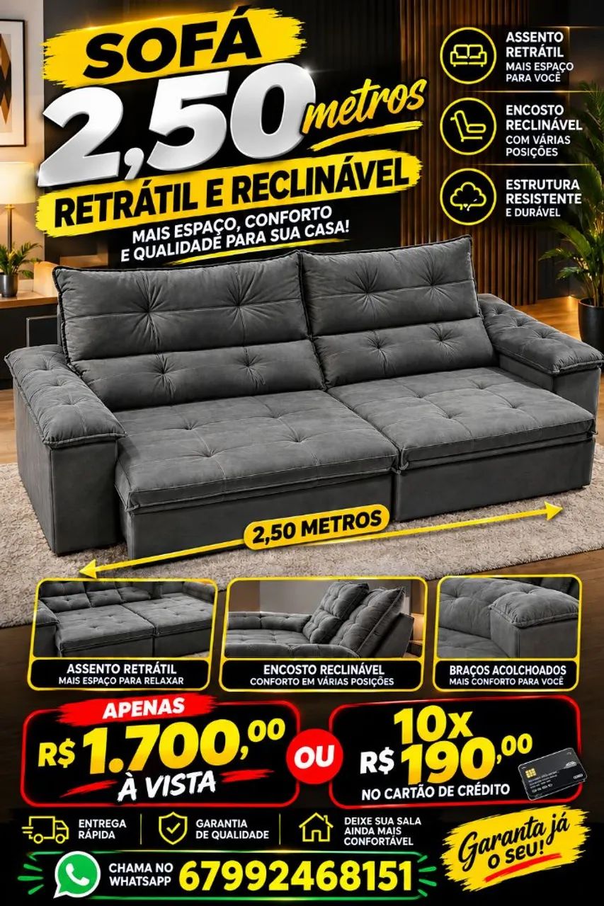 Sofa Retrátil