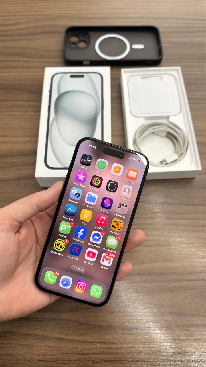 iPhone 15 Preto 128GB - Foto 2