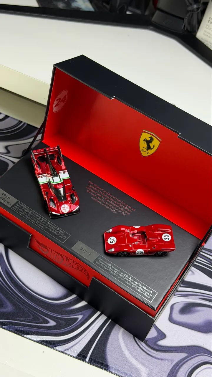 RLC - SET FERRARI - HERITAGE HOT WHEELS C/ CAIXA PARDA - Foto 3