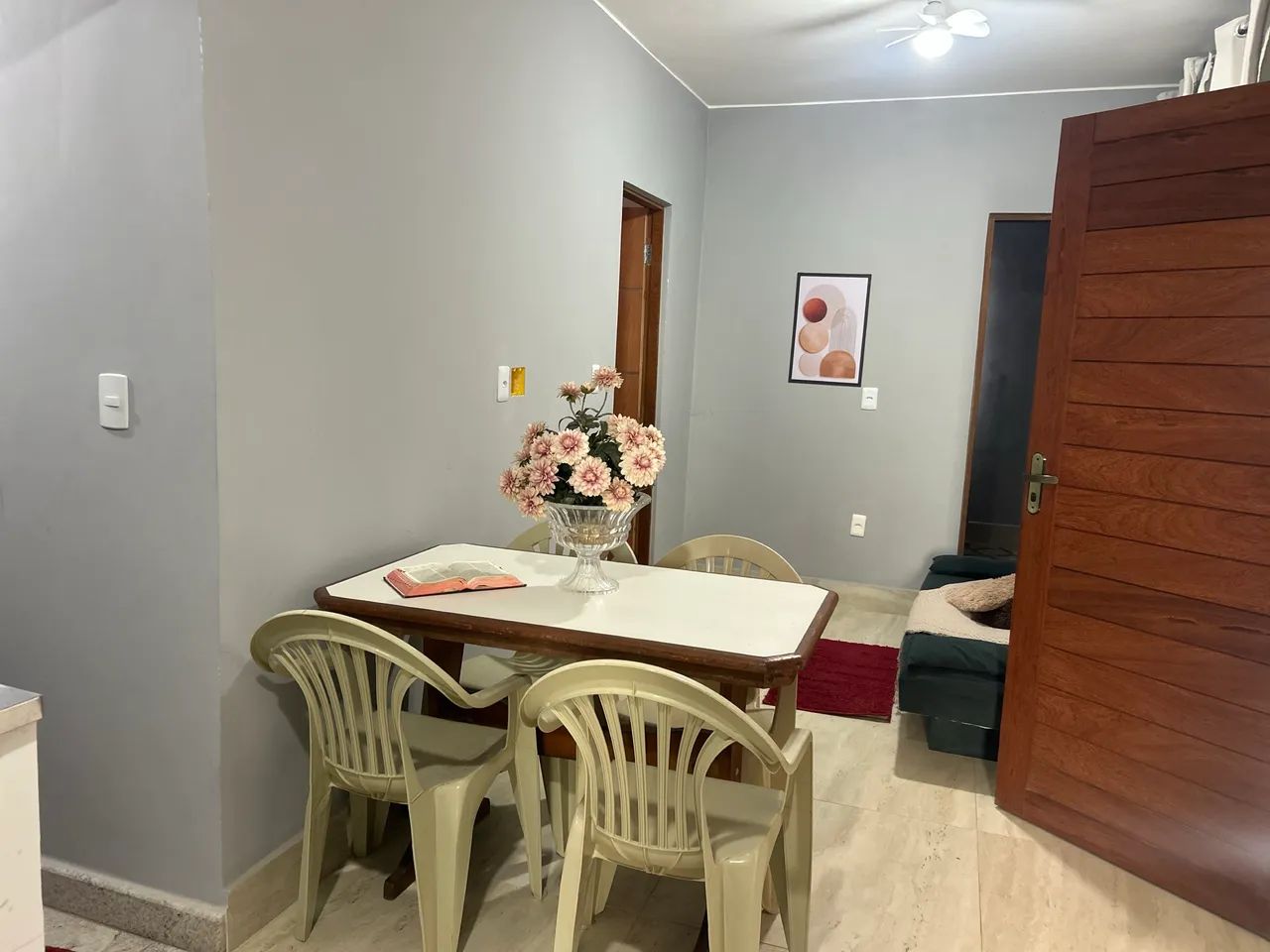 Raridade casa com 3 quartos 1 banheiro quintal com máquina de lavar roupas 16kl - Foto 9
