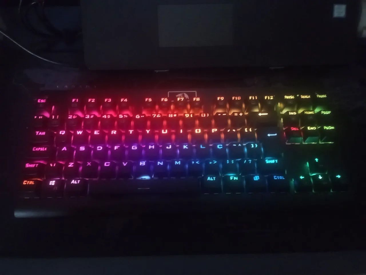 Notebook Gamer de 7° geração + teclado mecânico Redragon - Foto 4