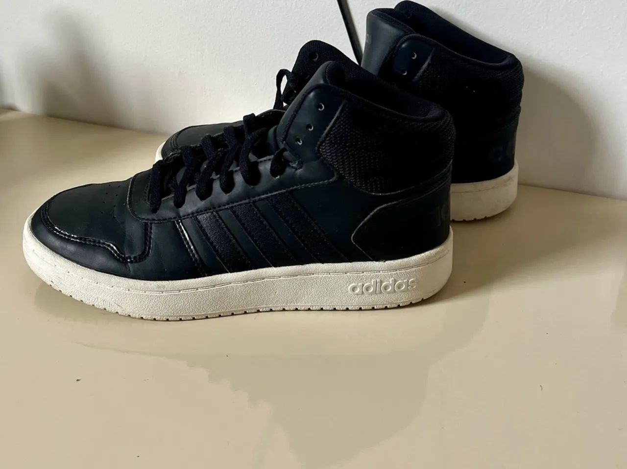 Tênis adidas hoops 2.0 mid preto  - Foto 5