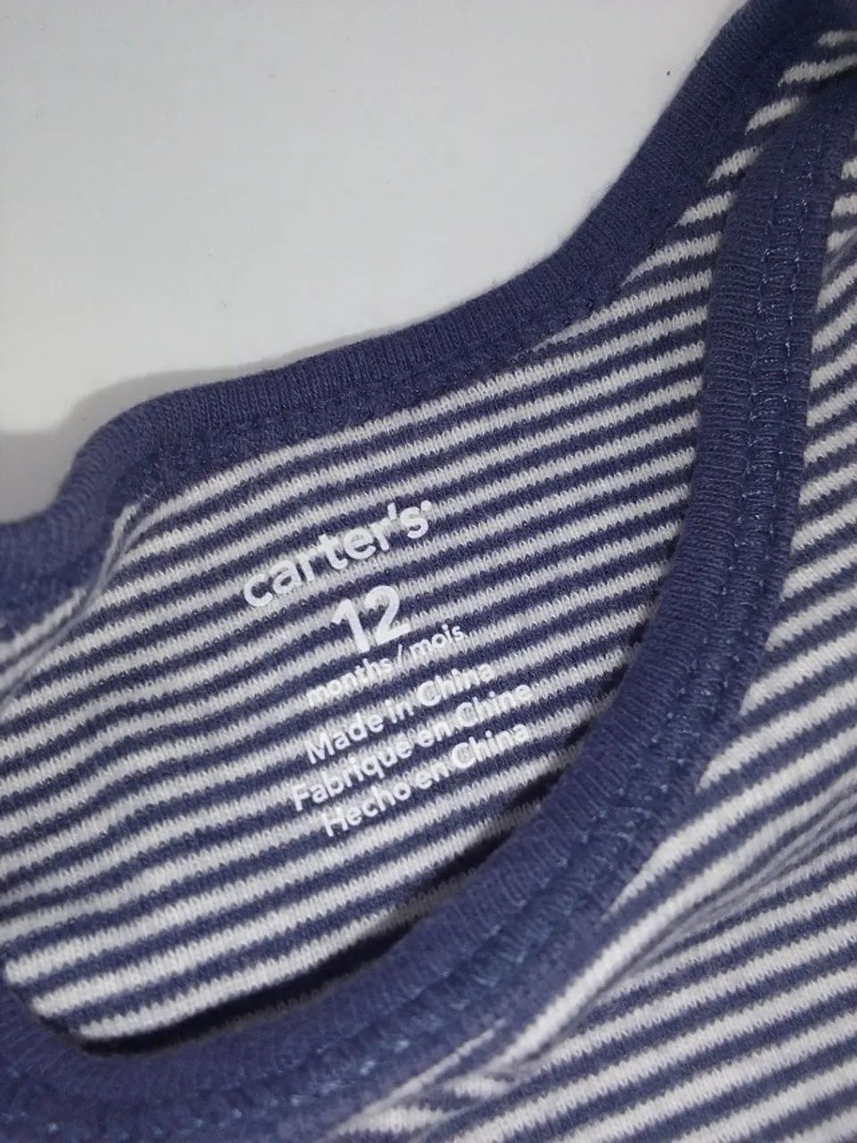 Bodie Body Infantil Bebê Orig. Carter S Tm. 12 Meses - Foto 3