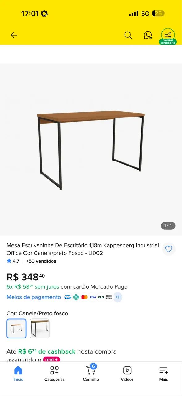 Mesa de escritório  - Foto 3