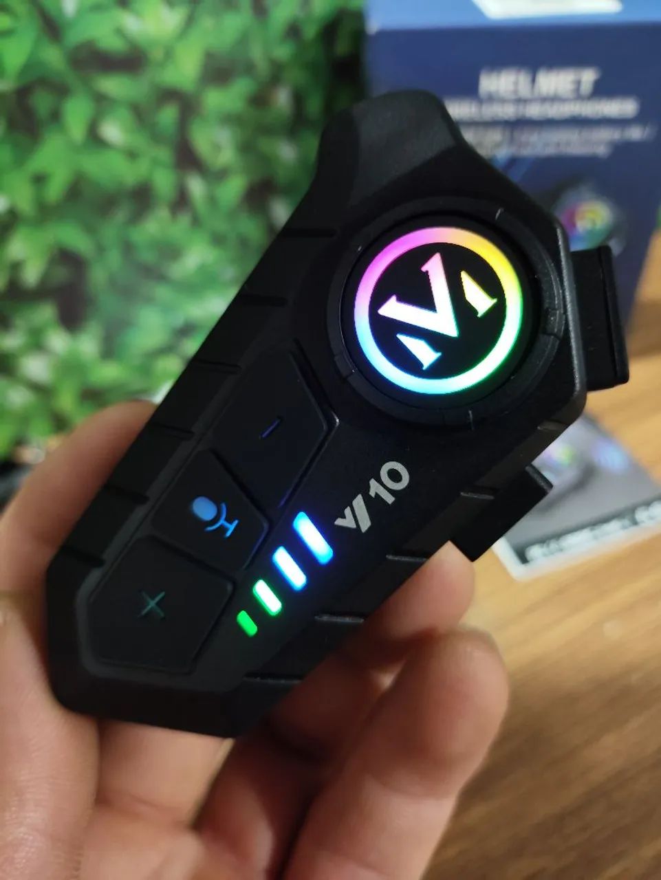 Fone Comunicador Bluetooth para Capacete de Moto - Foto 3