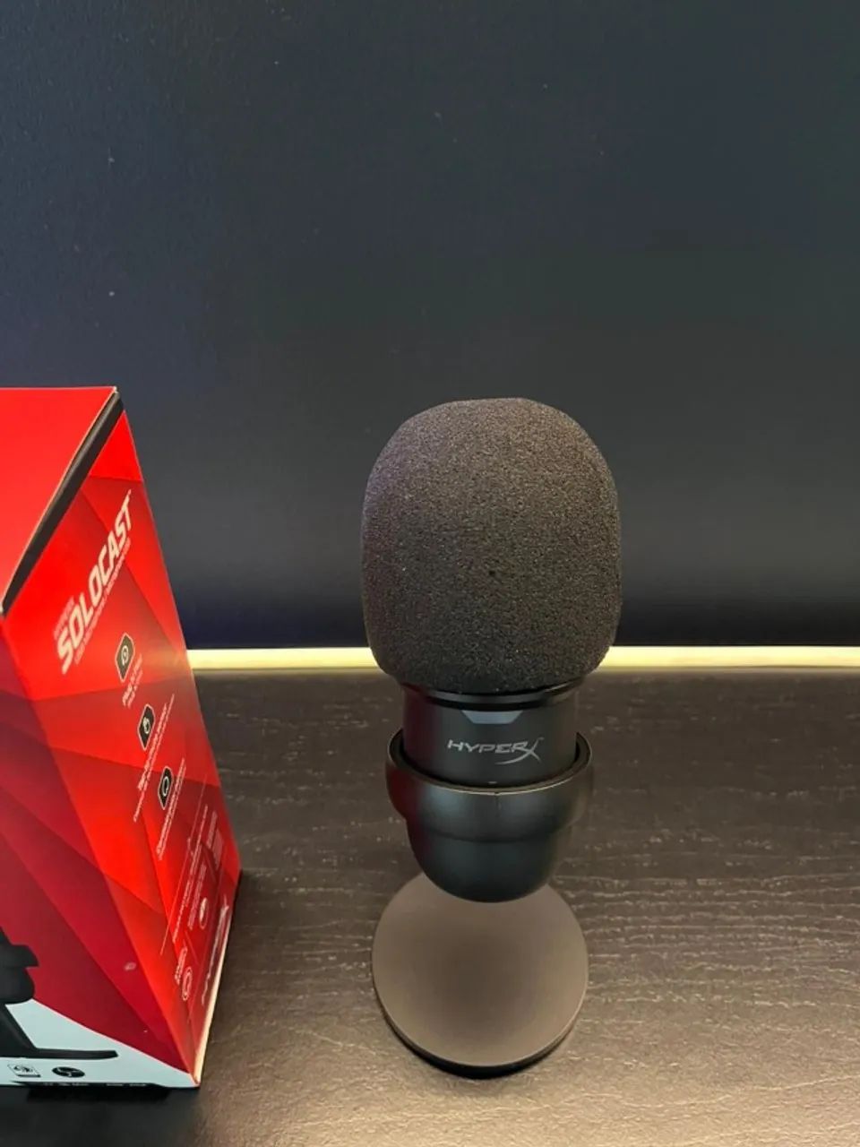 Microfone HyperX Solocast - Fone Gravação e Gamers - Foto 5