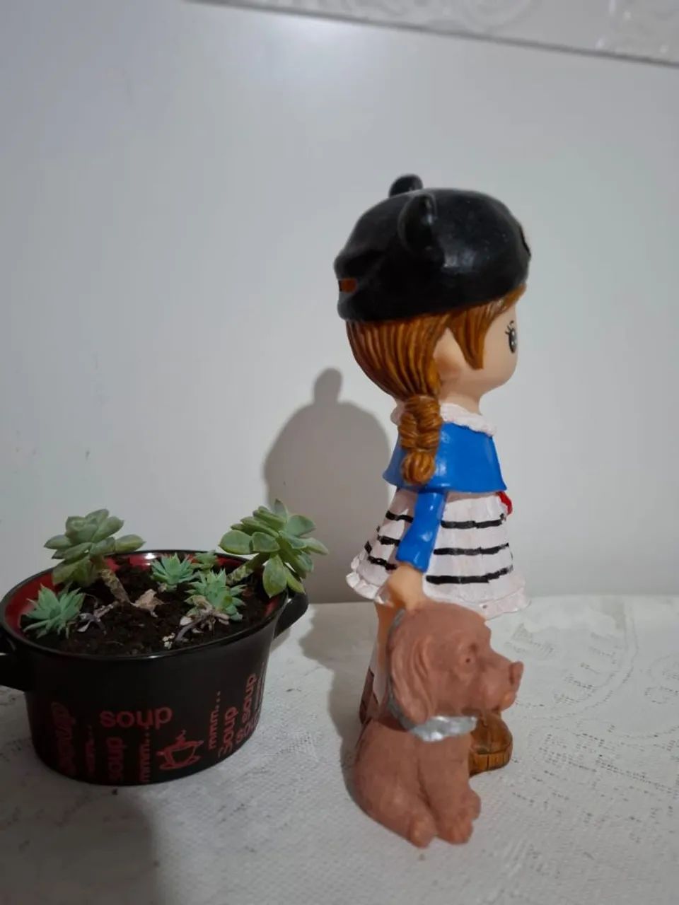 Menina Boneca Cofrinho Vintage  - Foto 2