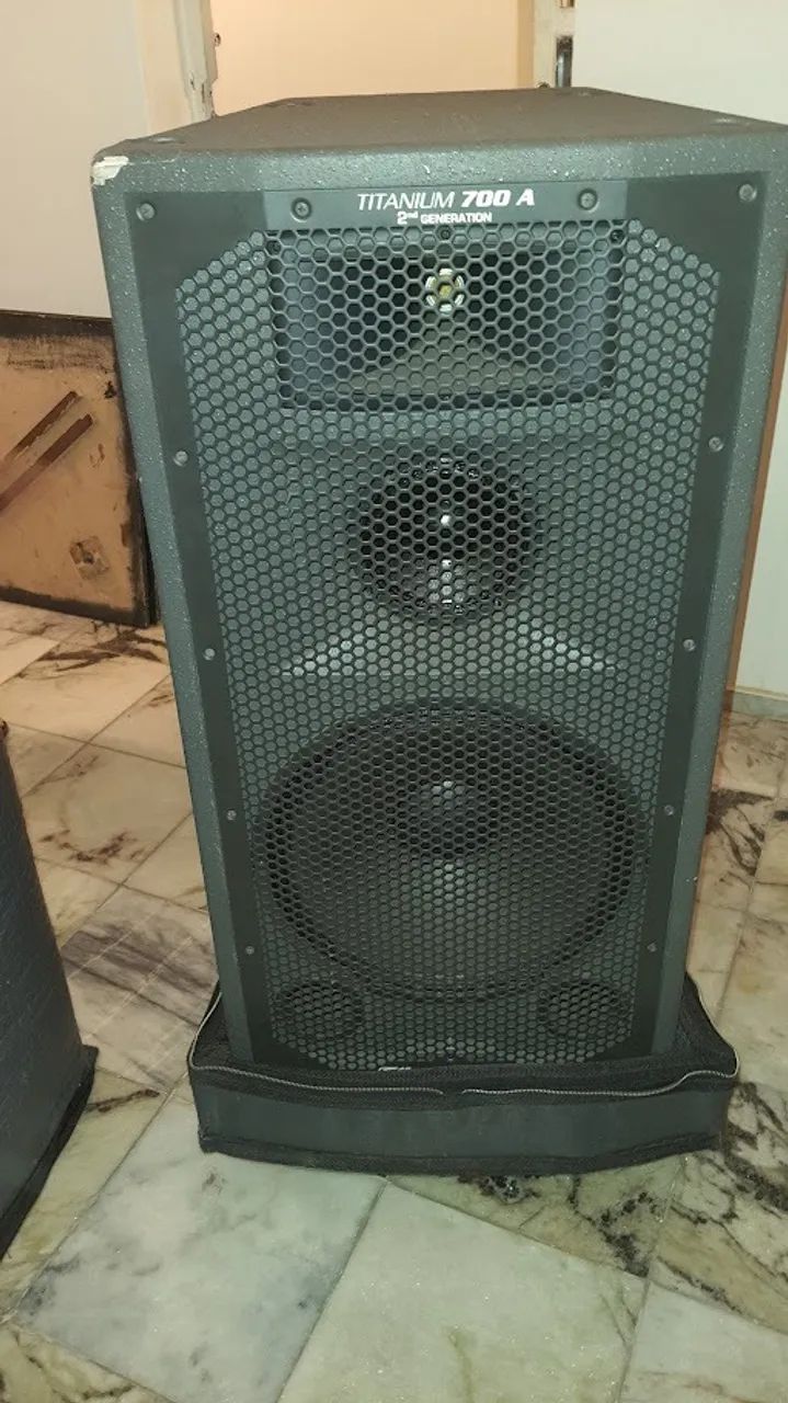 PA Ciclotron alta potência completo, impecável. (Caixas de Som)