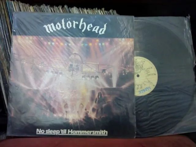 LP Motorhead No Sleep til Hammersmith disco de vinil - Foto 3
