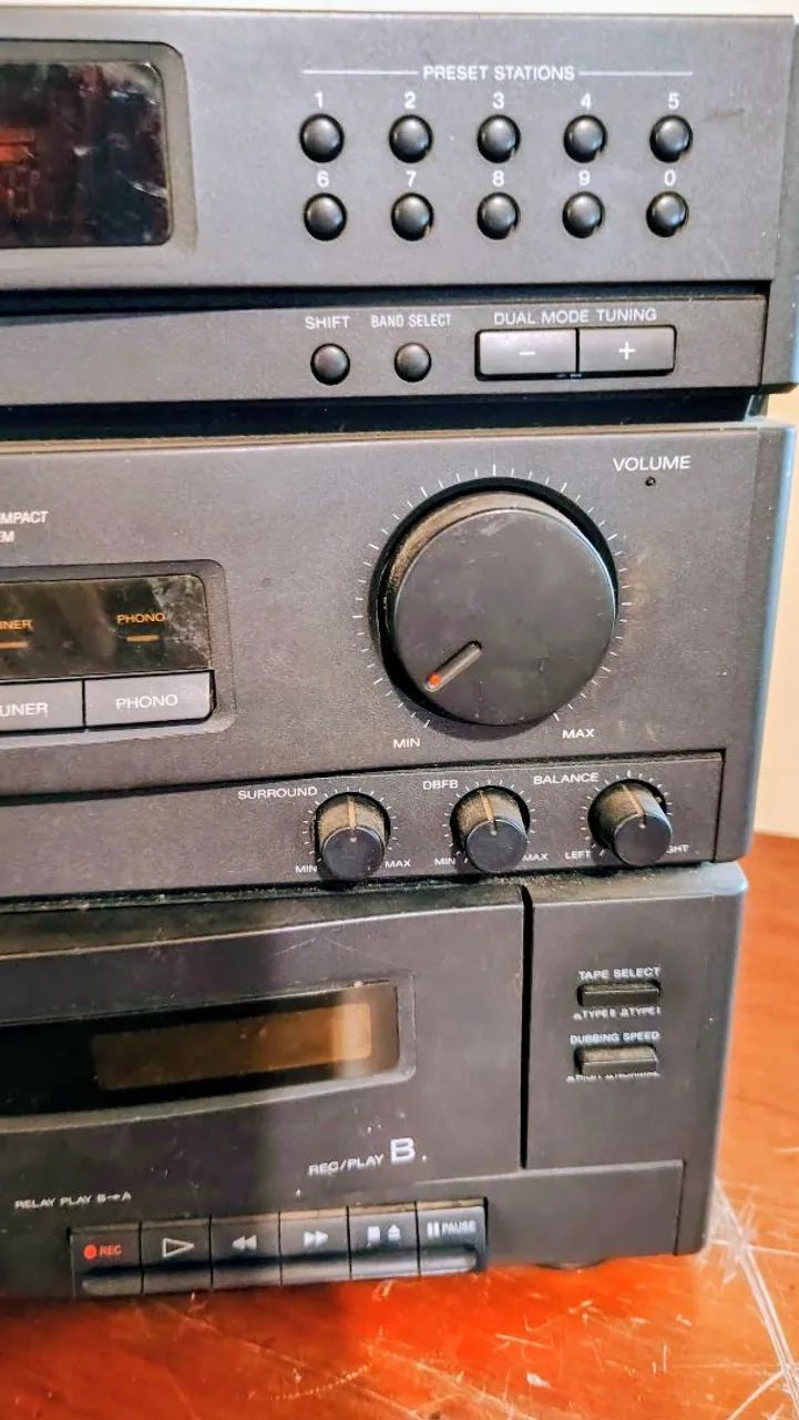 SONY 3x1 System Modular modelo LBT A10 década de 90 - Foto 4