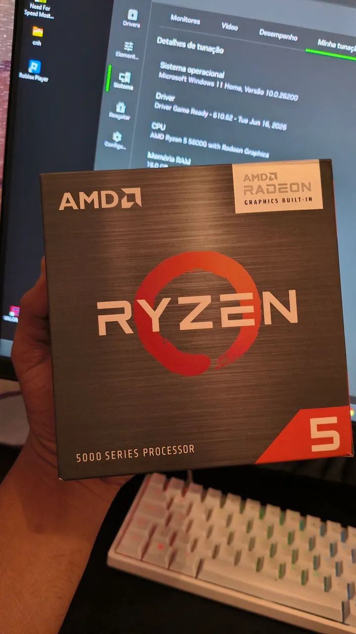 PROCESSADOR RYZEN 5600G + COOLER BOX