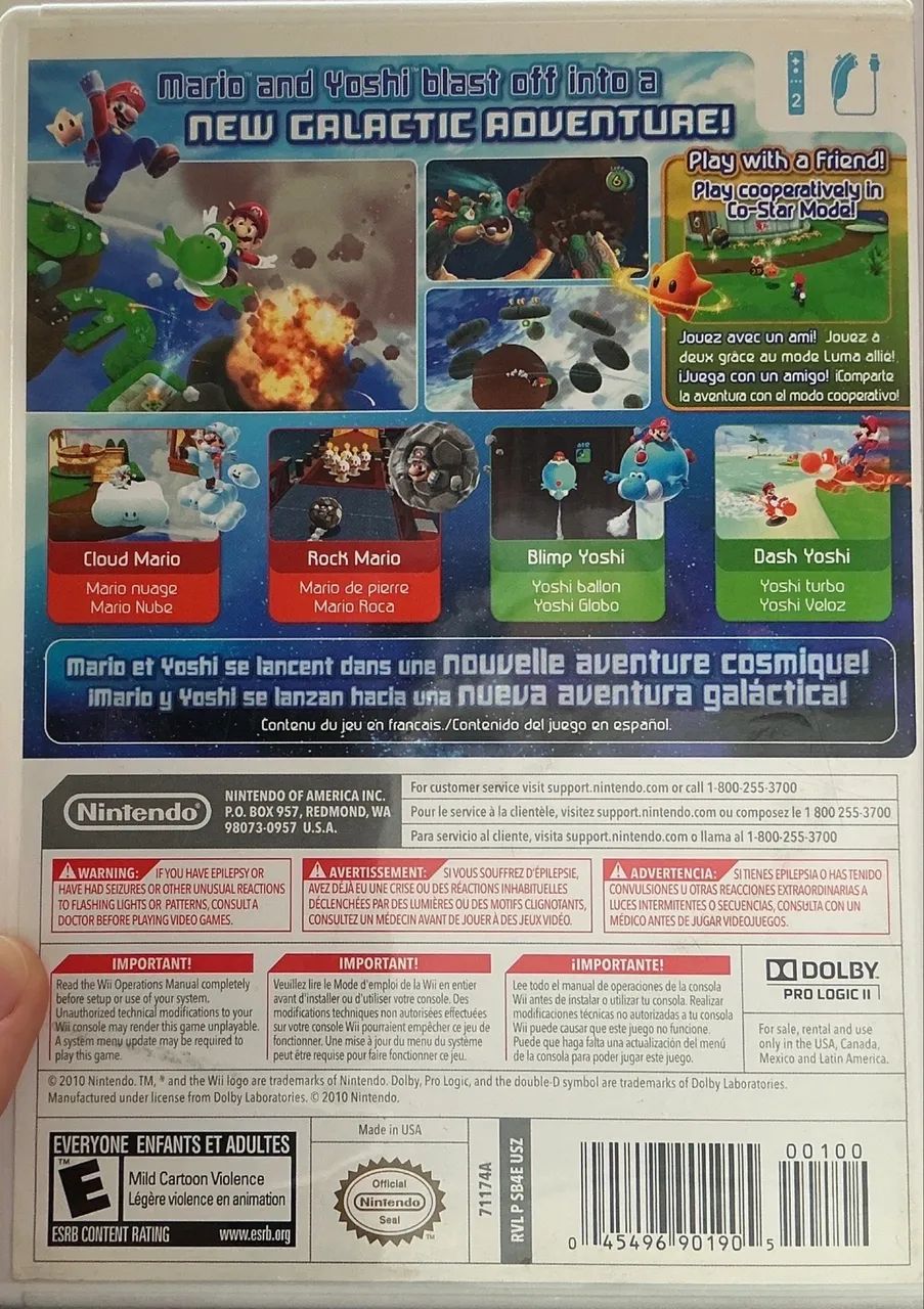 Jogos Wii: Super Mario Galaxy 2 - Foto 3