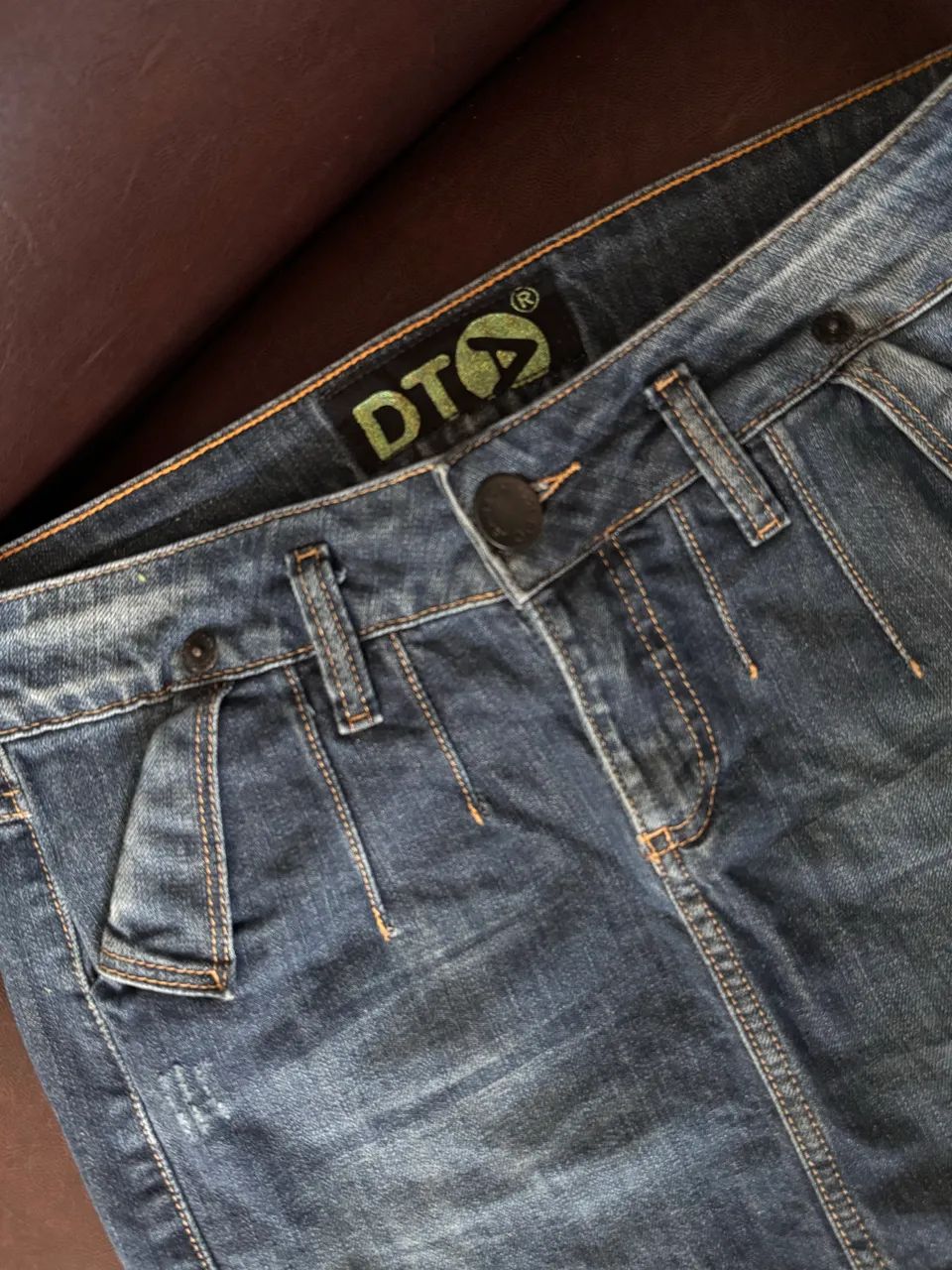 Mini saia jeans 