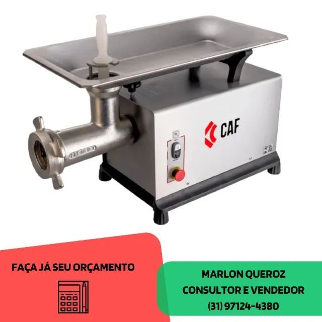 Moedor de Carne Boca 98 CAF Inox