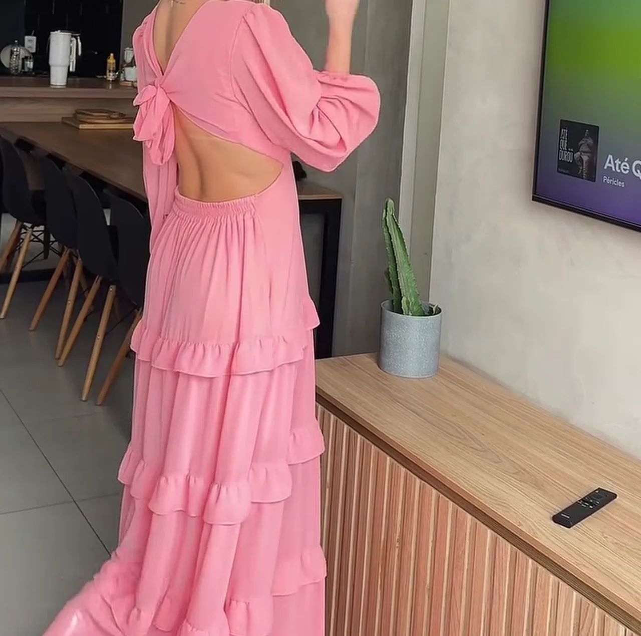 Vestido de festa / evento rosa  - Foto 2