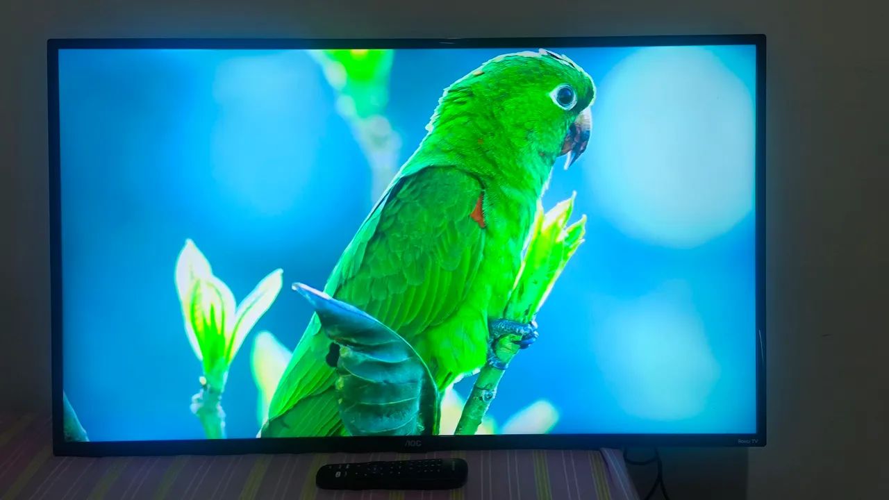 VENDO AOC ROKU TV 43 POLEGADAS SEM DETALHES  - Foto 4