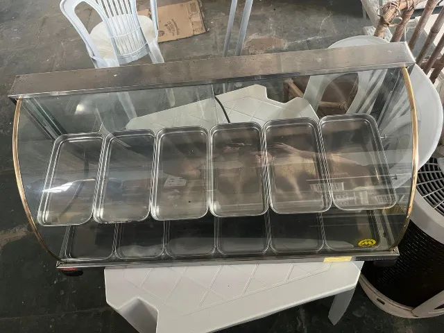 Estufa Vitrine Para Salgados Dupla Expositor 12 Bandejas 220v