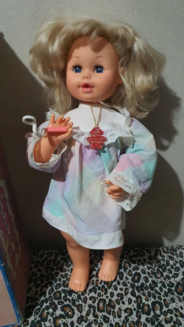 Boneca Bolinha de Sabão Antiga - Foto 3