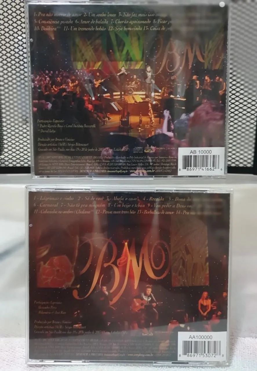 Lote CDs Bruno e Marrone Acústico II volumes 1 e 2 - Foto 2