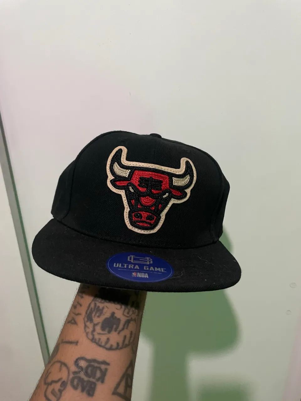 boné chicago bulls preto (NOVO)