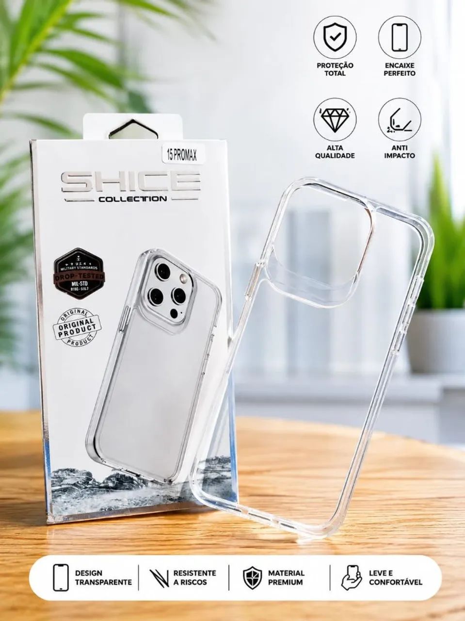 Capinha Space iPhone 11 ao 17 , Pro e Pro Max