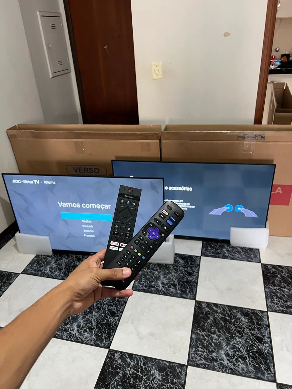 TVS LACRADO 50 POLEGADAS 4K PEGA E USA TODAS FUNCIONANDO 100% PERFEITAMENTE 