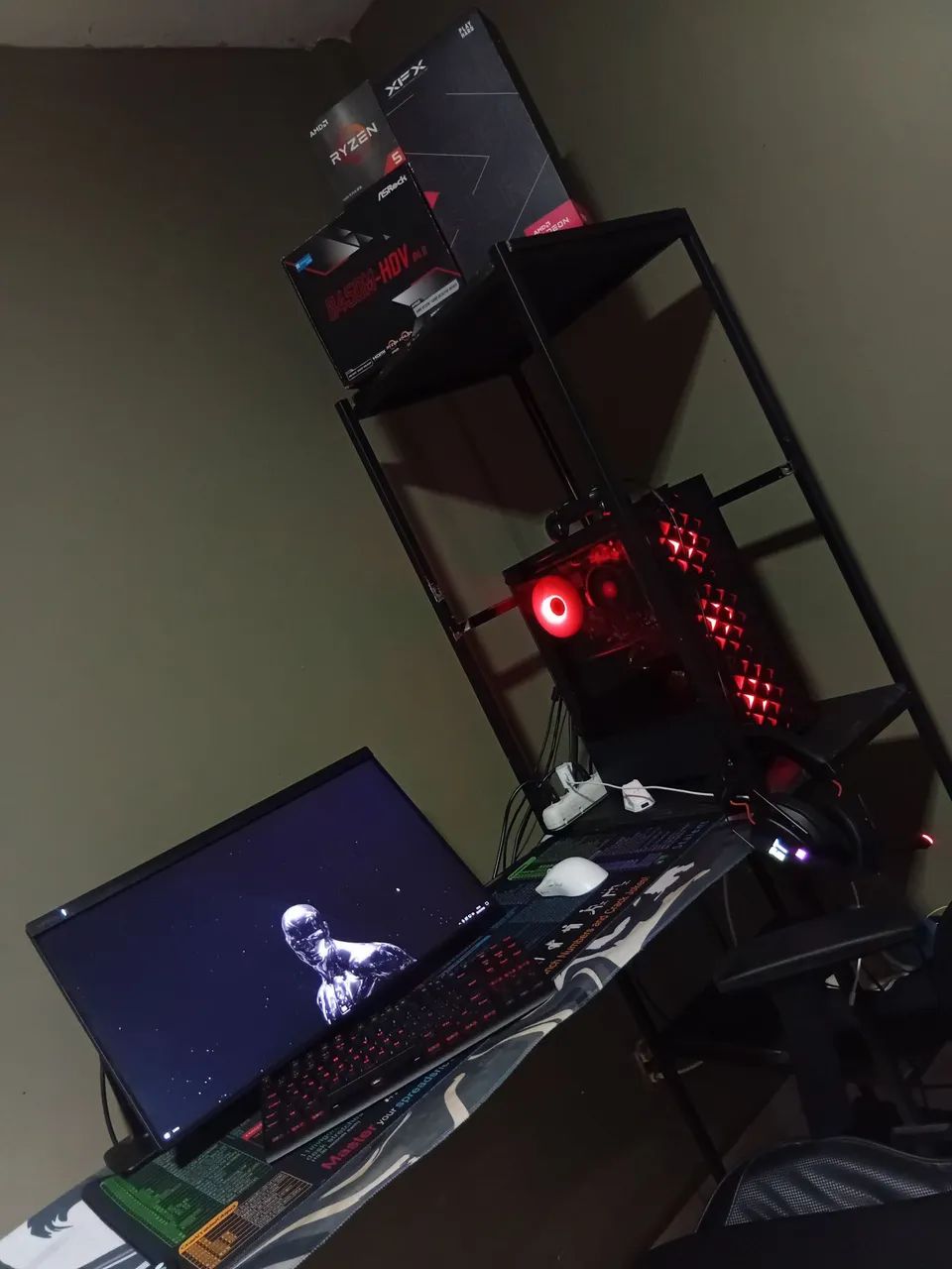 PC Gamer Completo Ryzen 5 5500 + RX 7600 8GB + 32GB RAM - Foto 4