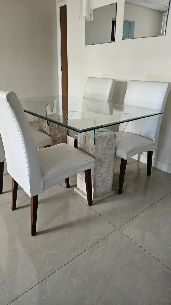Mesa de jantar com 4 cadeiras  - Foto 3