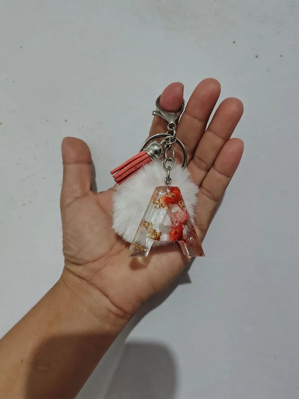 Chaveiro de resina 